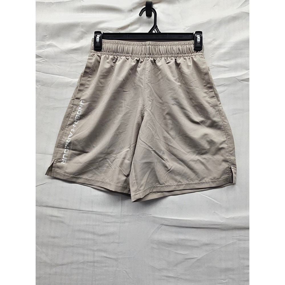 Under Armour Mens Athletic Training Shorts Brown‎ Polyester Size Medium